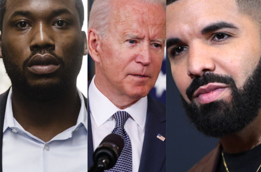  Drake e Meek Mill tomam a frente e cobram uma posição do atual presidente dos EUA sobre o perdão aos infratores  não violentos do país