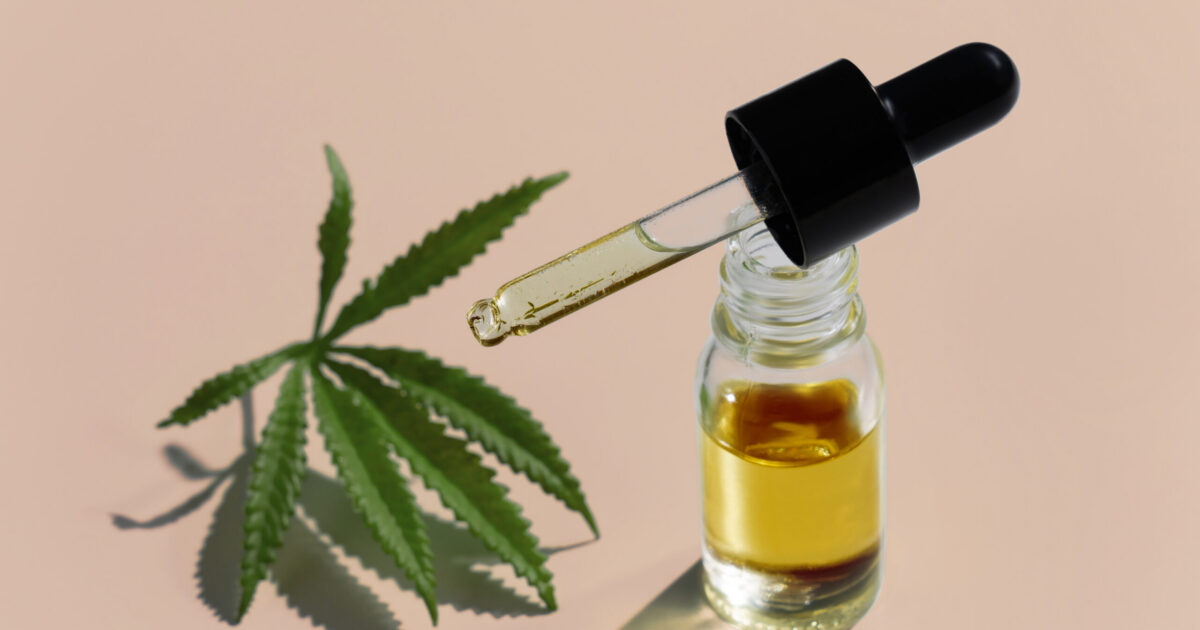 Posso tomar o óleo de CBD com água?