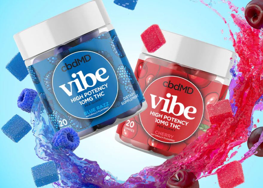 Goma Blue Razz da cbdMD: bem-estar, sono tranquilo e alívio 
