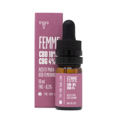 The CBD Side Full Spectrum “Femme” – Óleo (CBD 1000mg + CBG 400mg)/10mL