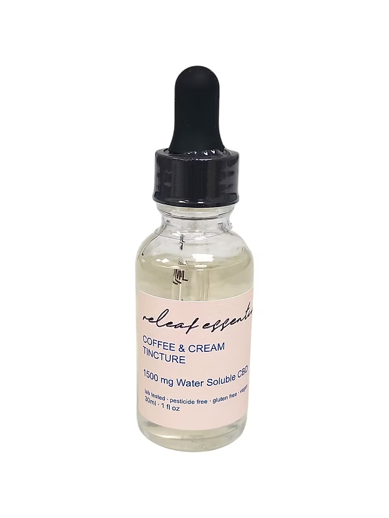 Releaf Essentials – Isolado – Coffee & Cream Óleo (CBD 1500mg)/30 mL