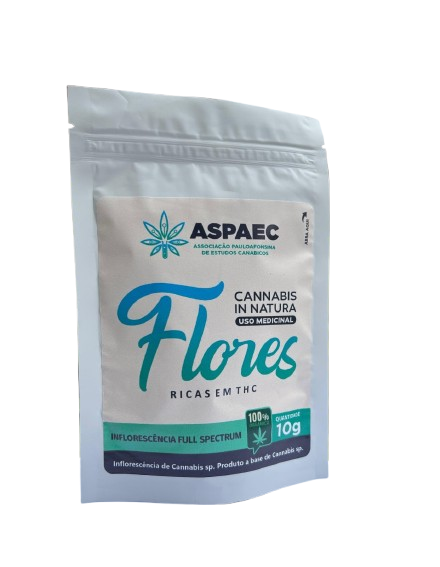 ASPAEC – Full Spectrum – CBD predominante – Bubblegum Inflorescência/10g