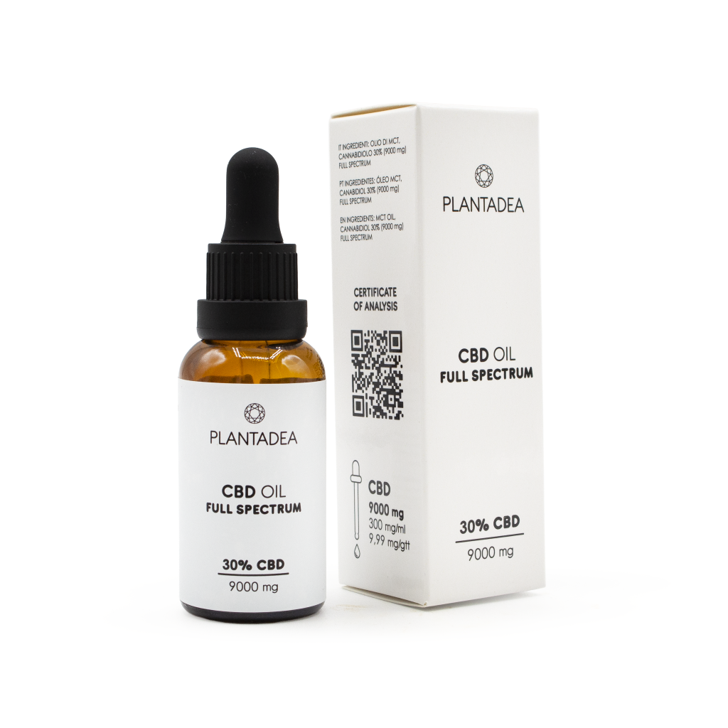 óleo de CBD Full Spectrum 9000mg PlantaDea