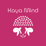 Kaya Mind Logo_ID 2022_Logo Oficial - fundo colorido_Logo Oficial - cor fundo Rosa_Logo Oficial - cor fundo