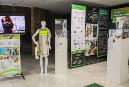 Alesp inaugura exposição com produtos feitos de cânhamo.
Foto: Bruna Sampaio/Rede Alesp